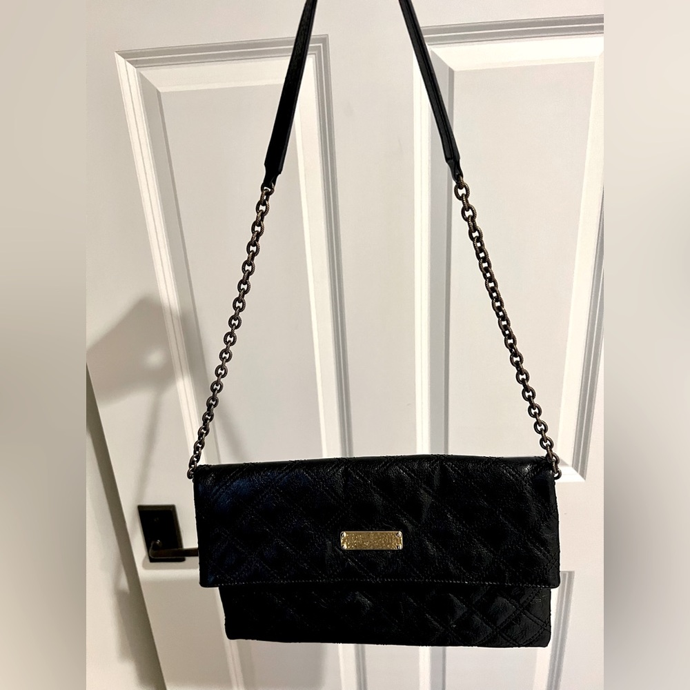 Marc Jacobs Black Clutch with Removable Strap